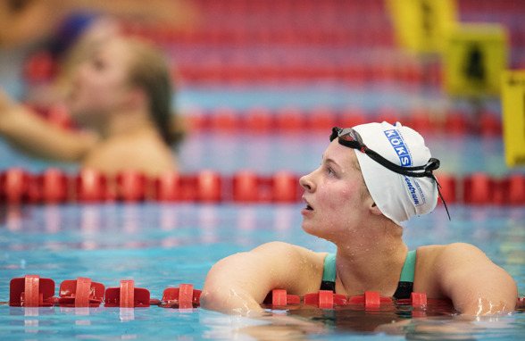 Sophie Hansson imponerade på 100m bröstsim
