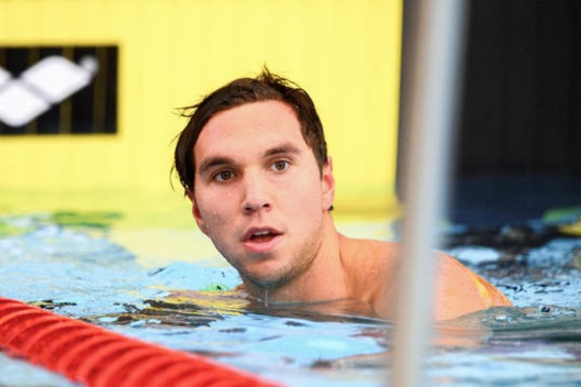 Robin Hanson förste svensk i vattnet på EM 2021