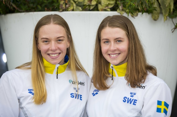 Louise och Sophie Hansson - bägge medaljörer hittills på EM