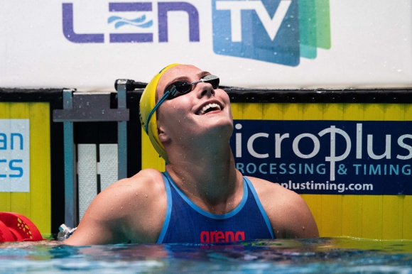 Personligt rekord av Sofia Åstedt i semfinalen på 200m fritt
