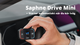 Saphe Drive Mini trafiklarm - Varnar för radar, fartkameror och
