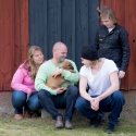 Familjen Ulf persson med "Atlas" Mr Cerise