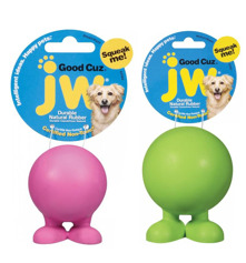 Jw-gummiboll med pip på fötter Jw-gummiboll med pip på fötter