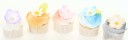 jokkmokks tenn värde söta minicupcakes/minimuffins i pastelliga färger