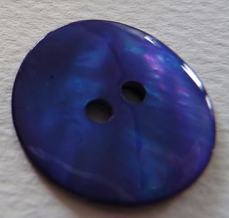 Knapp Pärlemor 15 mm & 18 mm 2 håls - knapp pärlemor 18 mm Blå