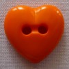 Knapp Hjärta - Orange