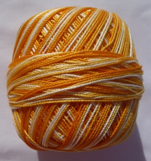 Lagerrensning virkgarn 10 25g Melerat - Melerat  virkgarn105