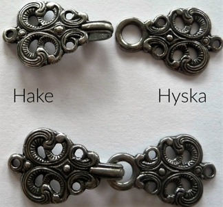 Tenn Hyska och Hake 31 mm - Tennhake/hyska 12914/15