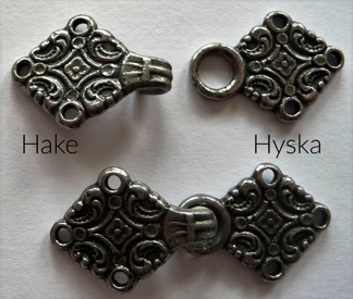 Tenn Hyska och Hake 25 mm - Tennhake och Tennhyska 12902/03