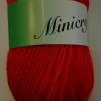 Minicryl 100% Acryl - Minicryl 27004 röd