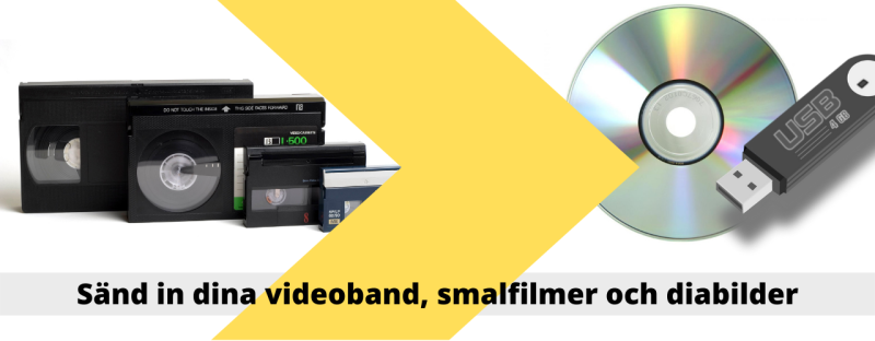 Överför VHS till DVD hos familjefilm. Hi 8 till DVD. Video 8 till DVD. Ljudkassett till CD. Smalfilm till DVD. Smalfilm till hårddisk. Överför VHS till DVD hos familjefilm. Hi 8 till DVD. Video 8 till DVD. Ljudkassett till CD. Smalfilm till DVD. Smalfilm till hårddisk.