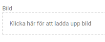 Tänk på att ladda upp en bild på minst 800x600 pixlar i storlek.