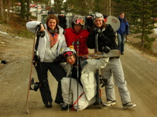 På väg mot skidsäsongens sista after ski