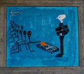 The Rat Trap   Oil canvas 50x40 cm