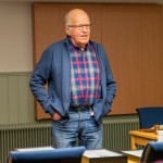 Mötesordförande Åke Sandström