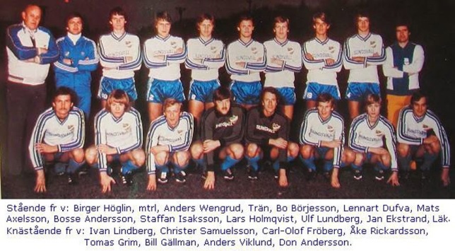 IFK Sundsvall har gjort fem allsvenska säsonger. Här är laget från 1978. som dessvärre åkte ur trots en bortaseger mot Malmö FF. Skåningarna valde sedan att lägga sig mot AIK för att slippa åka upp till "Lapphelvetet" den kommande säsongen...