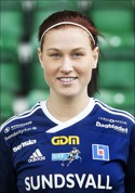 Jenny Nordenberg gjorde ett av SDFF:s fem mål mot Umedalen.