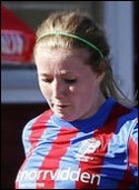 Sanna Lööw Ohlson gjorde 0-2-målet.