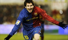 Varför är Lionel Messi så glad? Har han gjort mål igen? Nej! Han har fått reda på att Lokalfotbollen.nu öppnat gästboken igen!!!