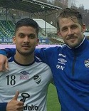 Minhaz Chowdhury och Olle Nordberg sänkte sina gamla lagkompisar i Sidsjö-Böle med fem mål tillsammans.