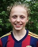 Olivia Wänglund gjorde två mål och spelade fram till det tredje.