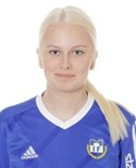 Emma Lundgren gjorde Matfors bägge mål i segermatchen mot Ljustorp.