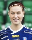 Jenny Nordenberg inledde målskyttet för Kovland och satte sedan en till i 7-0-segern.