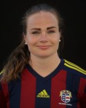 Celina Berglund gjorde en stakr insats i Selångers mittförsvar trots förlusten.