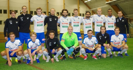 IFK Timrå var glada redan innan match. Något som man hade fog för då man vann med hela 9-1. Foto: Pia Skogman, Lokalfotbollen.nu.