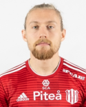 Gustav Rönnbäck-Wallin, Piteå IF, gick till spets i skytteligan tack vare sitt hattrick i Östersund.