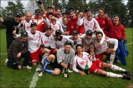 Junsele IF vann trean 2010 och kvalificerade sig för första gången till div. II.