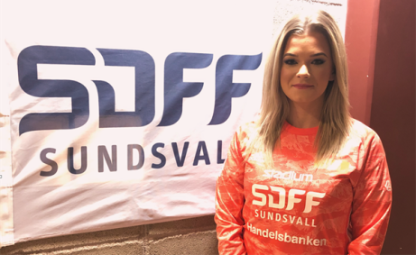 SDFF har lyckats landa en av Norrlands bästa målvakter i form av 24-åriga Isabelle "Bella" Nordlund. Bara att gratulera!. Foto: SDFF:s hemsida.