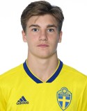 16-åringen Johan Bengtsson spelade hela den andra halvleken.