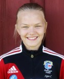 Mittbacken Signe Castenäs var inte bara bäst på plan, hon gjorde mål också.