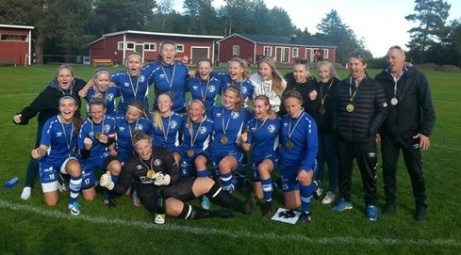 Härnösands SK seriesegrare div 2 Mellersta Norrland 2018 Foto: HSK:s hemsida.