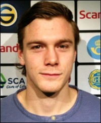 Förre GIF-spelaren Leo Englund gjorde Gefles första mål.