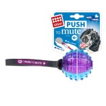 GiGwi Hundleksak PushToMute Ball Blå Medium