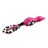 Hundleksak PushToMute Duck, Rosa