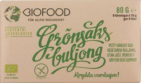Grönsaksbuljong Tärning Jästfri Eko/Vegan - 