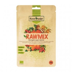 RawMix 200g Eko/Raw (Tranbär, goji, mullbär, inca, nibs, pumpafrö) Bäst före 2022-02