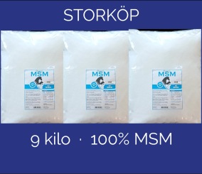 MSM 9 kilo (3x3kg)