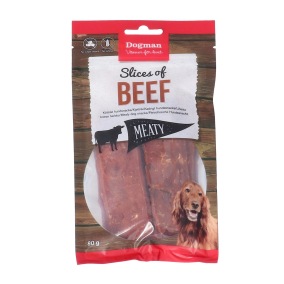 Hundsnacks Slices of Beef - Skivor av Biff