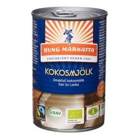 Kokosmjölk 400ml KRAV EKO - Kung Markatta (bäst före 2022-08-27)