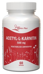 Acetyl-L-karnitin 60 kap - Alpha Plus