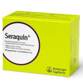 Seraquin 2g tuggtablett 60 st - understödjer normal ledfunktion hos hund