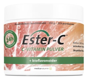ESTER-C pulver med bioflaviner, 150g