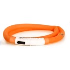 LED-ring silicon - Blinkhalsband Orange