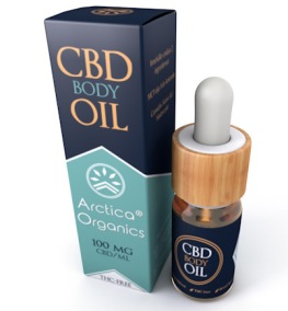 Arctica Organics® CBD body oil - 100mg CBD/ml
