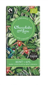 Choklad Mörk Mintkrisp - Chocolate & Love