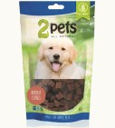 2pets Dogsnack Rabbit Cubes, 100 g